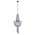 Подвесная люстра Crystal Lux Teatro SP8 Chrome
