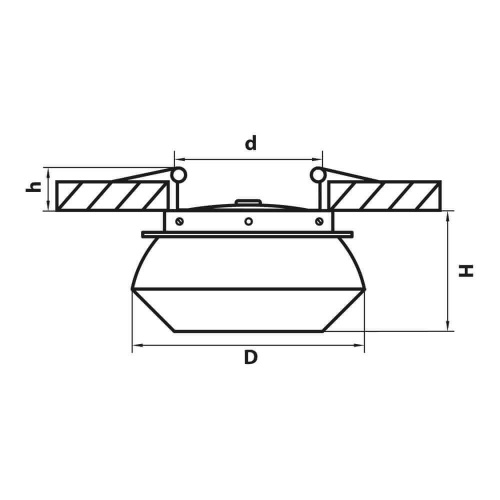 Встраиваемый светодиодный светильник Lightstar Orbe 051307 Встраиваемый светодиодный светильник Lightstar Orbe 051307