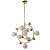 Подвесная люстра Crystal Lux Salvadore SP8V Gold