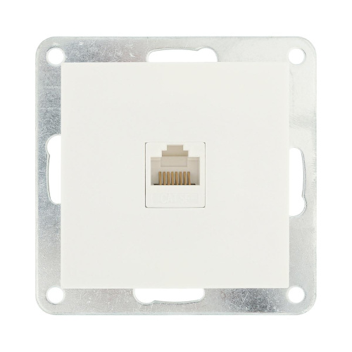 Розетка LK Studio компьютерная RJ-45 кат.5е с накладкой (белый) LK80 846104-1 Розетка LK Studio компьютерная RJ-45 кат.5е с накладкой (белый) LK80 846104-1