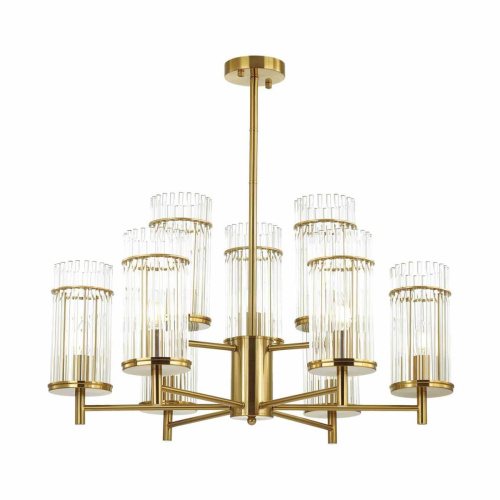Подвесная люстра Odeon Light Midcent Formia 4809/9 Подвесная люстра Odeon Light Midcent Formia 4809/9