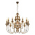 Подвесная люстра iLamp Lady 88003-8+4 GD