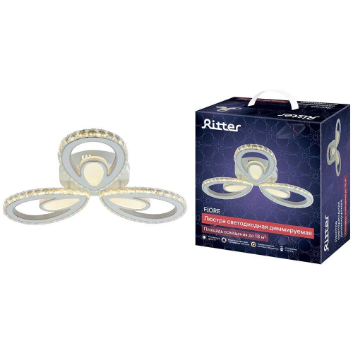 Потолочная люстра Ritter FIORE 52933 4 Потолочная люстра Ritter FIORE 52933 4