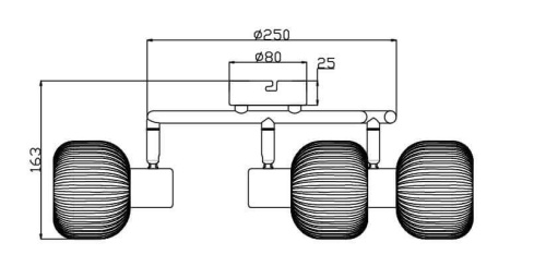 Спот Rivoli Pulito 7009-731
