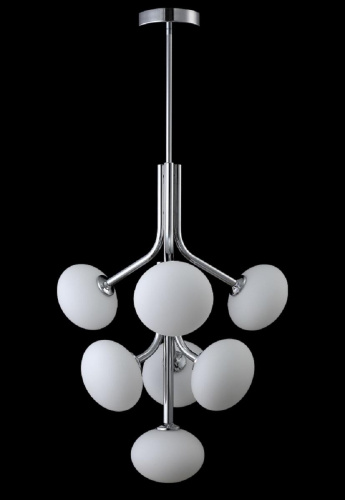 Подвесная люстра Crystal Lux ALICIA SP7 CHROME/WHITE Подвесная люстра Crystal Lux ALICIA SP7 CHROME/WHITE