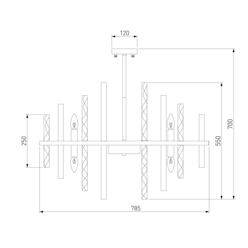 Подвесная люстра Bogates Hollis 368/12 Smart Подвесная люстра Bogates Hollis 368/12 Smart