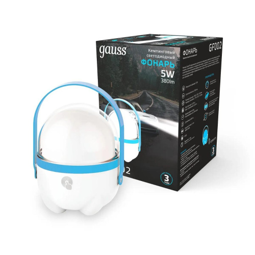 Кемпинговый светодиодный фонарь Gauss GF002 Кемпинговый светодиодный фонарь Gauss GF002