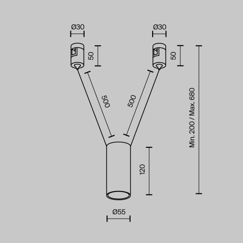 Трековый светильник Technical TR157-1-12W3K-B Трековый светильник Technical TR157-1-12W3K-B