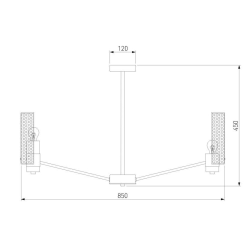 Потолочная люстра Eurosvet Grino 70139/8 никель Потолочная люстра Eurosvet Grino 70139/8 никель