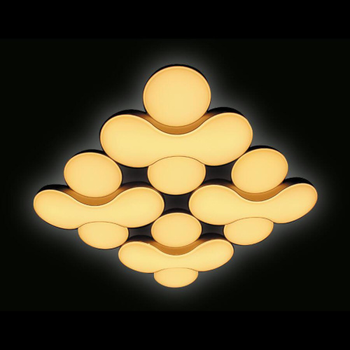Потолочный светодиодный светильник Ambrella light Orbital Granule FG1066/4 WH 208W D720*720 Потолочный светодиодный светильник Ambrella light Orbital Granule FG1066/4 WH 208W D720*720