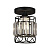 Потолочный светильник Seven Fires Beteni WD3567/1C-BK-CL