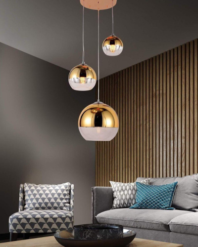 Подвесная люстра Lumina Deco Veroni LDP 1029-3 GD Подвесная люстра Lumina Deco Veroni LDP 1029-3 GD