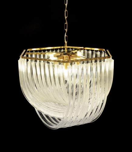 Подвесная люстра Lumina Deco Weddini LDP 6001-600 GD+CL Подвесная люстра Lumina Deco Weddini LDP 6001-600 GD+CL