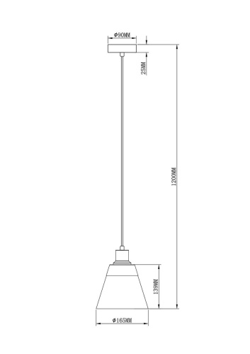 Подвесной светильник Moderli Brizzi V2780-1P Подвесной светильник Moderli Brizzi V2780-1P