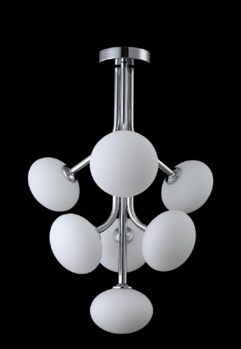 Подвесная люстра Crystal Lux ALICIA SP7 CHROME/WHITE Подвесная люстра Crystal Lux ALICIA SP7 CHROME/WHITE
