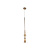 Подвесной светильник Crystal Lux Lux New SP1 B Amber