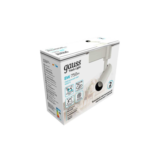 Трековый светодиодный светильник Gauss Track Light Led TR077 Трековый светодиодный светильник Gauss Track Light Led TR077