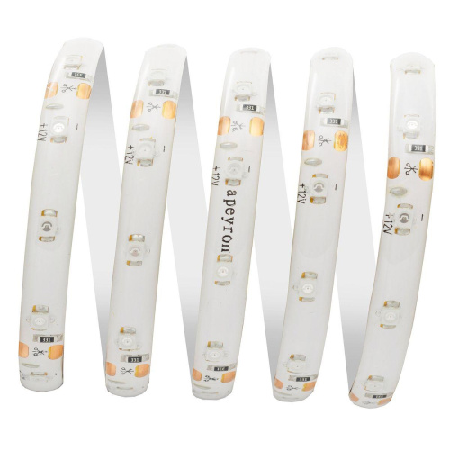 Светодиодная влагозащищенная лента Apeyron 4,8W/m 60LED/m 3528SMD зеленый 5M 07BL Светодиодная влагозащищенная лента Apeyron 4,8W/m 60LED/m 3528SMD зеленый 5M 07BL