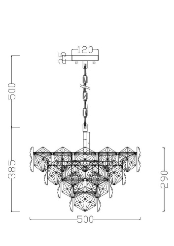 Подвесной светильник Freya FR1004PL-09CH Подвесной светильник Freya FR1004PL-09CH