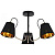 Потолочная люстра Illumico IL6120-3COU-79 BK GD
