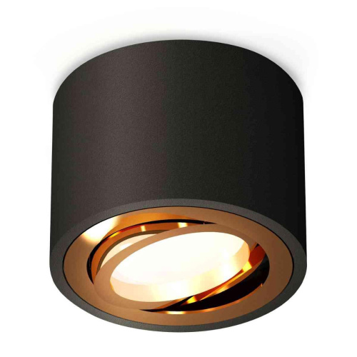 Комплект накладного светильника Ambrella light Techno Spot XS7511004 SBK/PYG черный песок/золото желтое полированное (C7511, N7004) Комплект накладного светильника Ambrella light Techno Spot XS7511004 SBK/PYG черный песок/золото желтое полированное (C7511, N7004)
