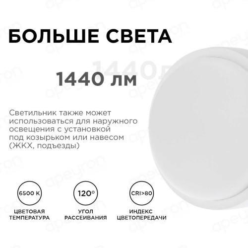 Накладной светодиодный светильник Apeyron 28-10 Накладной светодиодный светильник Apeyron 28-10