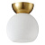 Потолочный светильник iLamp Mono C6079-1 GD+WH
