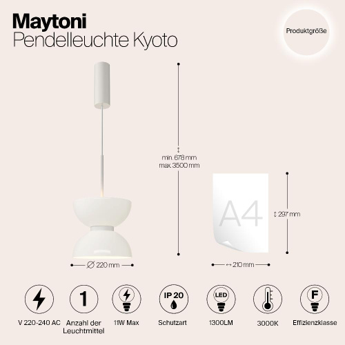 Подвесной светильник Maytoni MOD178PL-L11W3K Подвесной светильник Maytoni MOD178PL-L11W3K