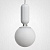 Светильник Parachilna Aballs White D15 By Imperiumloft