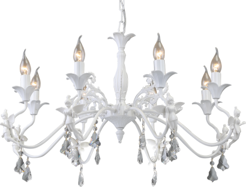 Подвесная люстра Arte Lamp Angelina A5349LM-8WH