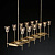 Люстра Rh Torche De Verre Linear Chandelier 12 By Imperiumloft