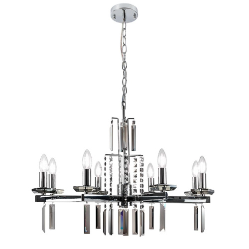 Подвесная люстра Crystal Lux Marron SP8 Chrome Подвесная люстра Crystal Lux Marron SP8 Chrome