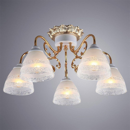Потолочная люстра Arte Lamp A7072PL-5WG Потолочная люстра Arte Lamp A7072PL-5WG