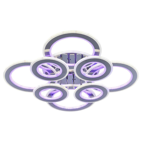Потолочная светодиодная люстра Profit Light 8005/4+4 CHR Потолочная светодиодная люстра Profit Light 8005/4+4 CHR