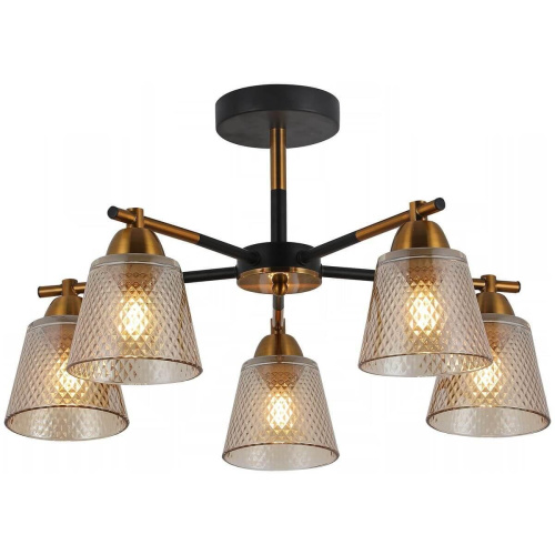 Потолочная люстра Illumico IL8226-5COU-79 BK GD Потолочная люстра Illumico IL8226-5COU-79 BK GD