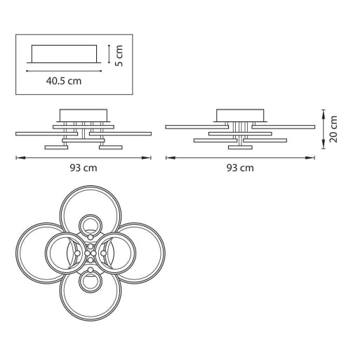 Потолочный светодиодный светильник Lightstar Breve 749092 Потолочный светодиодный светильник Lightstar Breve 749092