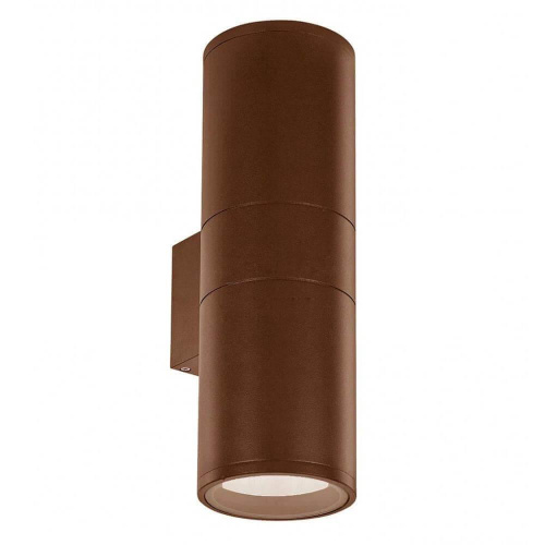 Уличный настенный светильник Ideal Lux Gun AP2 Small Coffee 163635 Уличный настенный светильник Ideal Lux Gun AP2 Small Coffee 163635