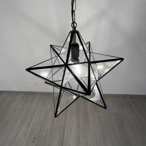Люстра Black Star Clear Glass 40 См By Imperiumloft Люстра Black Star Clear Glass 40 См By Imperiumloft