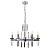Подвесная люстра Crystal Lux Marron SP6 Chrome