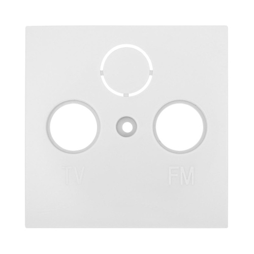 Накладка LK Studio розетки TV+FM+SAT, 2(3) отверстия (белый) LK60 865204-1