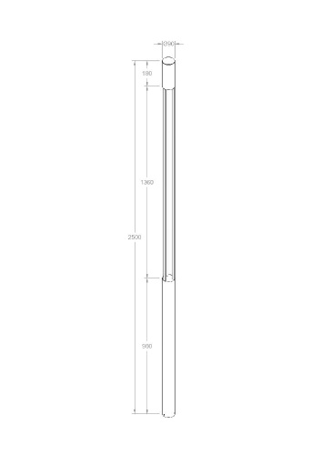 Садово-парковый светильник Outdoor O427FL-L30GF3K