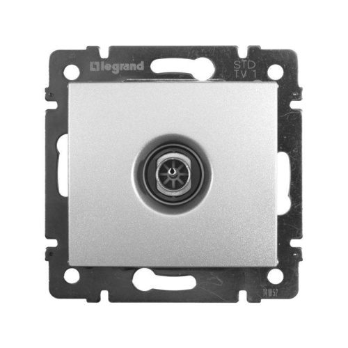 Розетка TV Legrand Valena Звезда алюминий 770129 Розетка TV Legrand Valena Звезда алюминий 770129