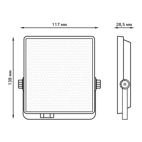 Прожектор светодиодный Gauss Evo 10W 6500К 687511310 Прожектор светодиодный Gauss Evo 10W 6500К 687511310