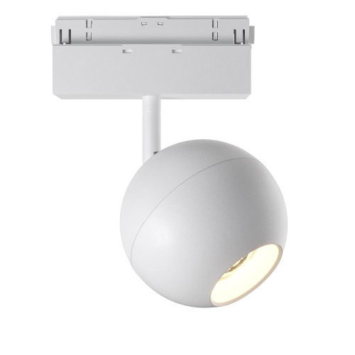 Трековый светодиодный светильник для магнитного шинопровода Maytoni Technical Ball TR028-2-15W4K-W Трековый светодиодный светильник для магнитного шинопровода Maytoni Technical Ball TR028-2-15W4K-W