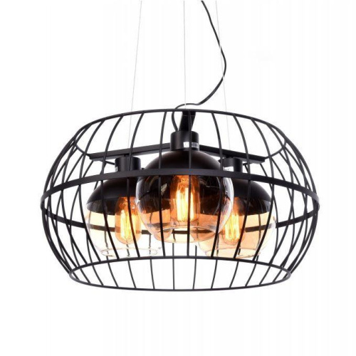 Подвесная люстра Lumina Deco Optis LDP 11765-3 BK Подвесная люстра Lumina Deco Optis LDP 11765-3 BK