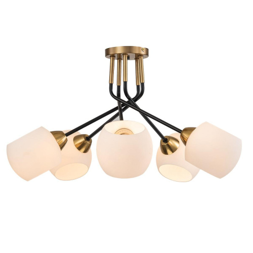 Потолочная люстра Escada Bond 2113/5P Copper/Black Потолочная люстра Escada Bond 2113/5P Copper/Black