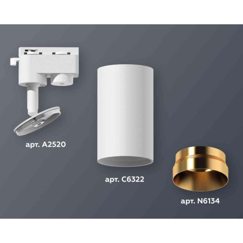 Комплект трекового светильника Ambrella light Track System XT6322064 SWH/PYG белый песок/золото желтое полированное (A2520, C6322, N6134) Комплект трекового светильника Ambrella light Track System XT6322064 SWH/PYG белый песок/золото желтое полированное (A2520, C6322, N6134)