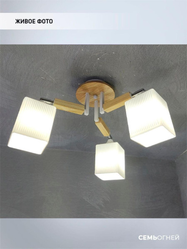 Потолочная люстра Seven Fires Melvill WD3505/3C-WT Потолочная люстра Seven Fires Melvill WD3505/3C-WT