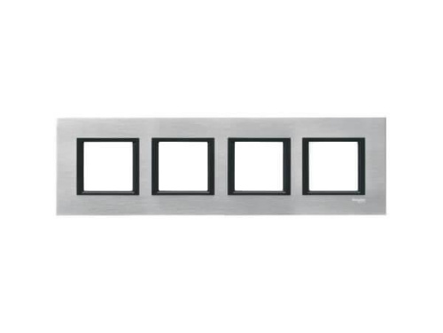 Рамка 4-постовая Schneider Electric Unica Class MGU68.008.7A1 Рамка 4-постовая Schneider Electric Unica Class MGU68.008.7A1
