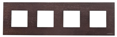 Рамка 4-постовая ABB Zenit венге 2CLA227400N2101